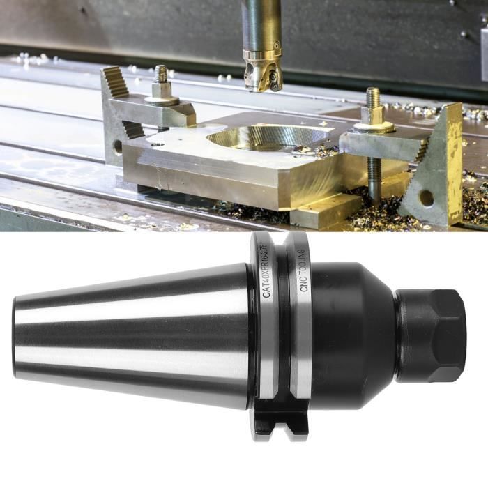 Porte-Pince CNC ER40 NT40 - Acier Allié 40Cr - Filetage M16 - Haute Précision
