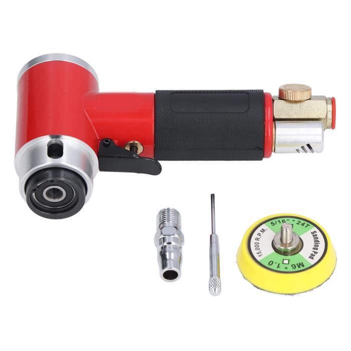 Ponceuse Pneumatique Orbitale Aléatoire - 15000 Tr/min - Pour Carrosserie, Meubles, Métal - Consommation Air 4.0 Cfm