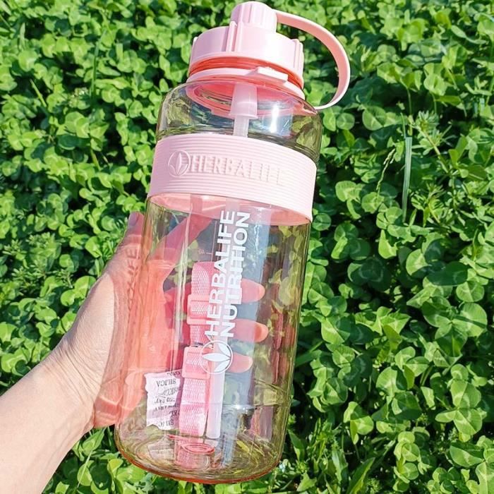 Gourde Sport 700 Ml Avec Capsules Fruitées - Paille Intégrée - Tritan Sans BPA - Anti-Fuite - Idéale Gym École