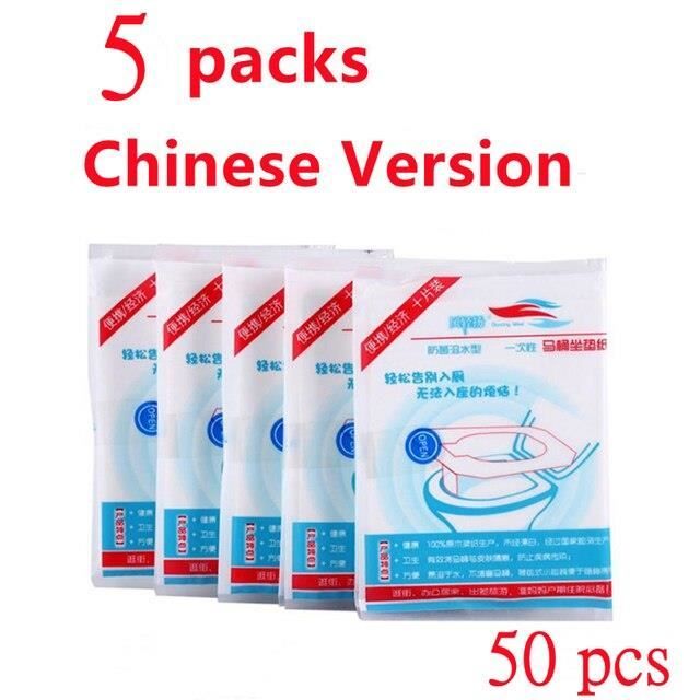 10 Pièces Couvre-sièges De Toilette Jetables Et Imperméables