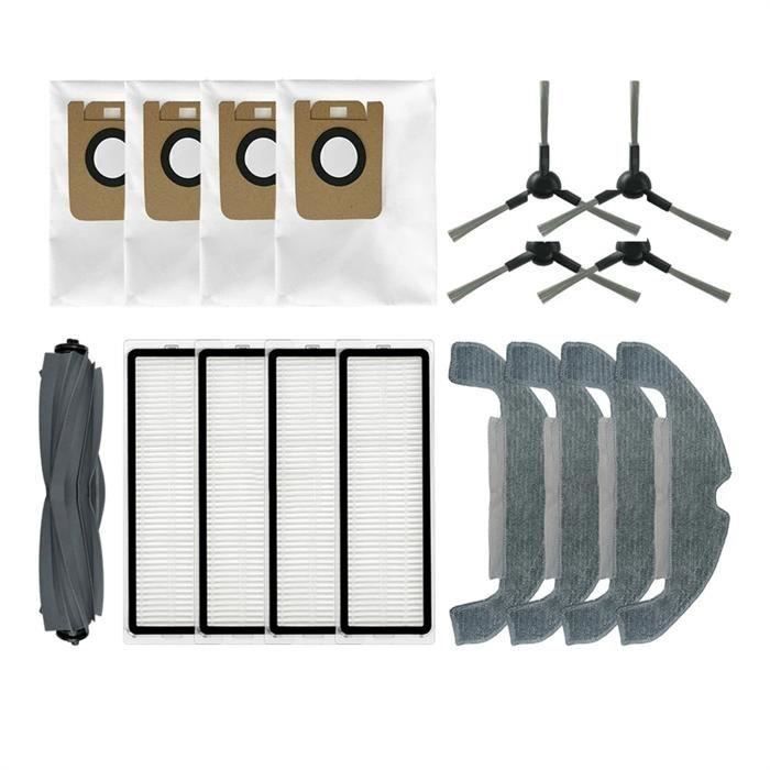 Robot Aspirateur - YYV - D10S Plus - Filtre HEPA - Brosse Latérale - Tampon de Vadrouille