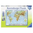 Puzzle Carte Du Monde Politique - Ravensburger - 300 Pièces - 49 x 36 cm - Âges dès 9 ans-1