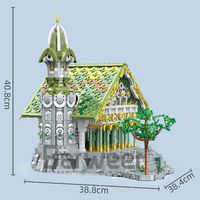 Set De Construction Rivendell Micro Scale - Seigneur Des Anneaux - 680 Pièces - NEUF