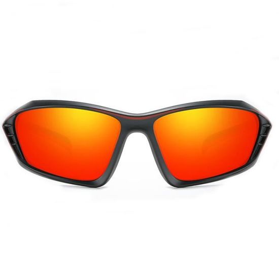 Lunettes De Sport Wonderflower - Lentilles Polarisées Miroir Arc-en-Ciel, Protection UV400, Léger 25g