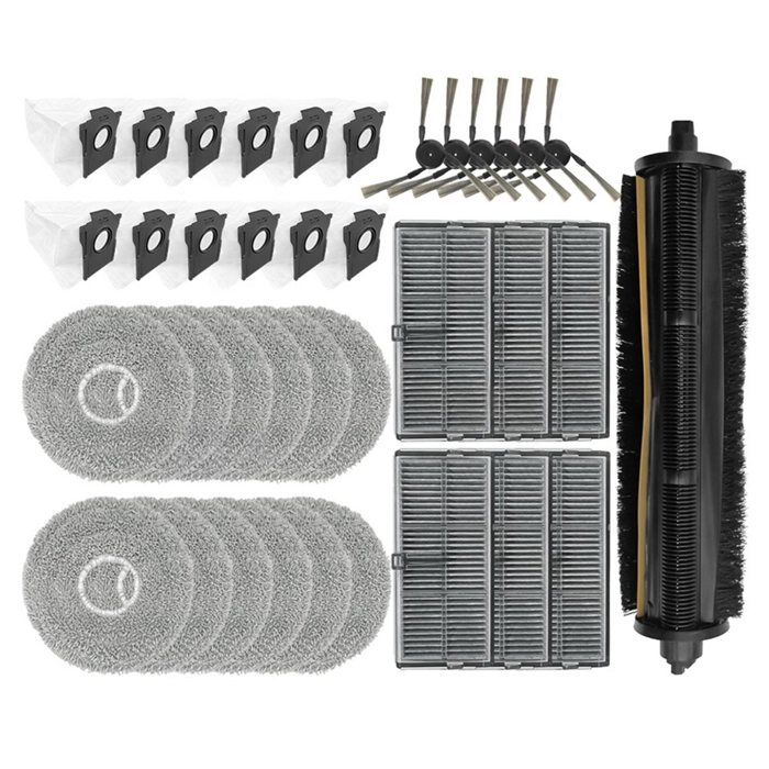 Lot De 3 Têtes De Rechange Microfibre Chenille Pour Vileda 1 Réservoir - Lavables, Réutilisables, Nettoyage Efficace Sol