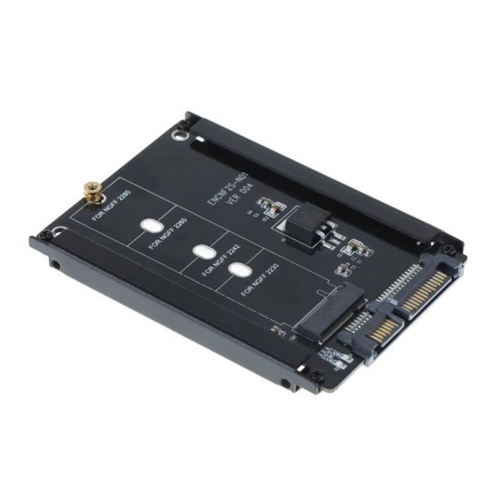 Acheter Boîtier SSD en métal noir M.2 NGFF SSD vers carte
