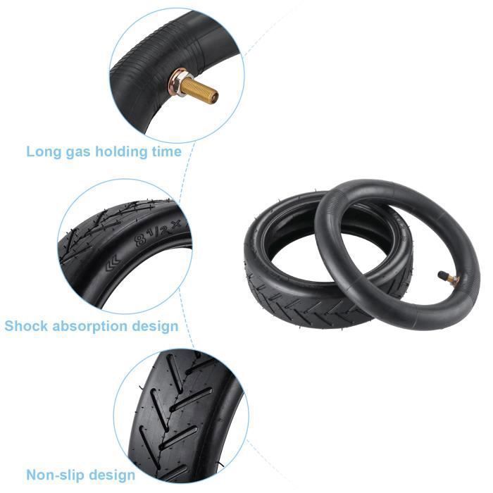 Chambre à Air Et Pneu 50/75-6,1 Pour Trottinette Xiaomi M365 / 1S / Pro - Caoutchouc Résistant - Meilleure Adhérence - 4