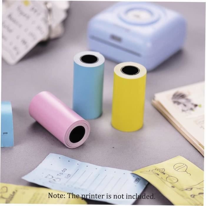 IMPRIMANTE,18 Paper Poooli Case--rouleaux de papier Photo thermique pour  imprimante, étiquette, couleur, autocollant, L1 L2 - Cdiscount Informatique
