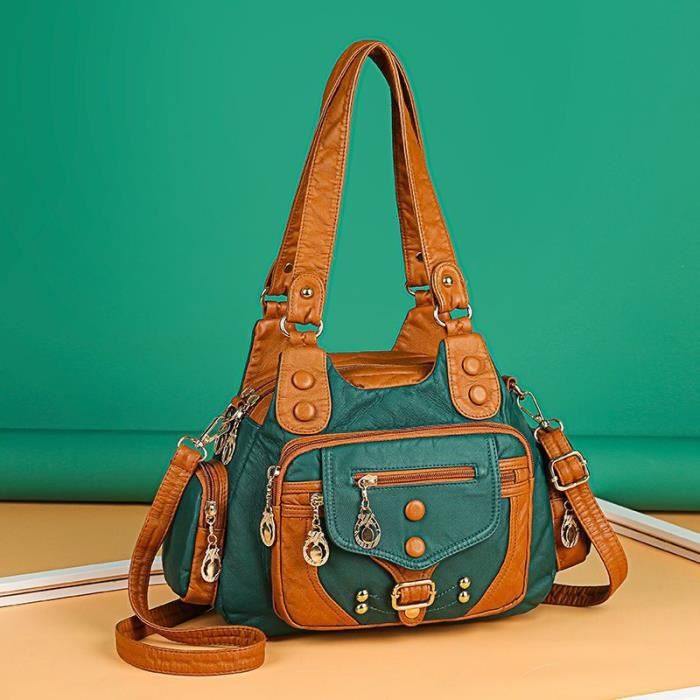 Sac deals cuir lavé
