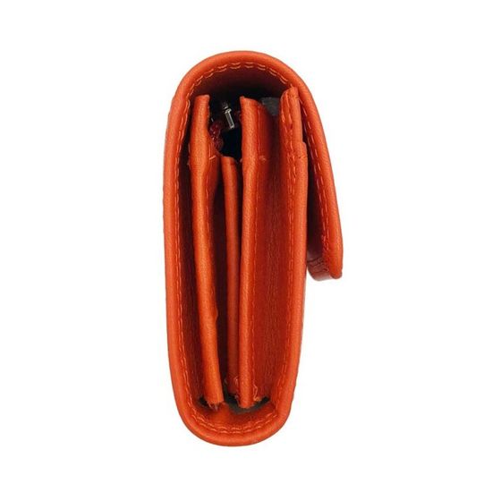 Porte-monnaie Multifonction KATANA En Cuir Marron - Dimensions 11x7.5x2 Cm - Neuf Avec étiquette