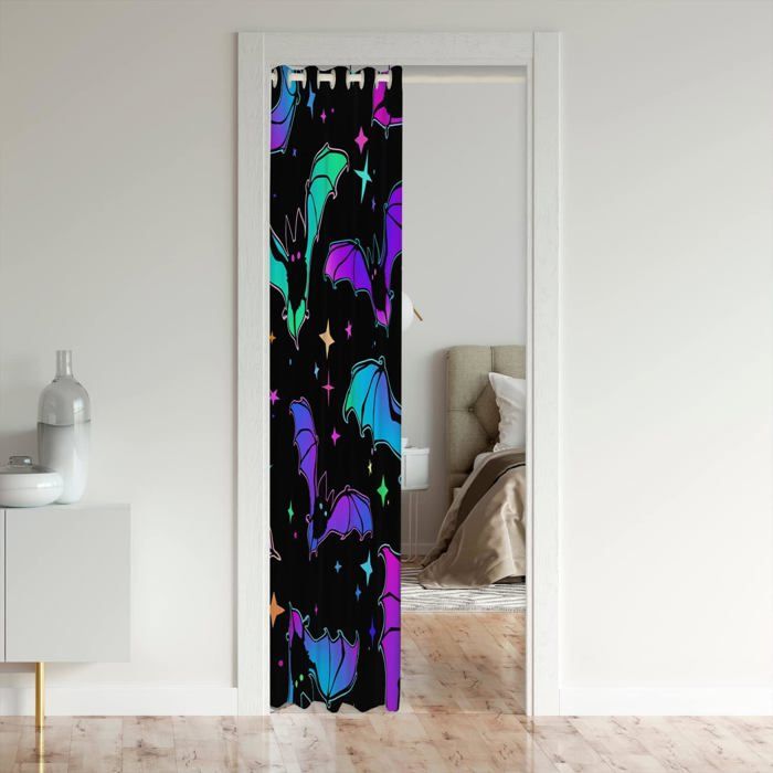 Tissu Décoratif Pour Décoration De Fête D'Halloween, Pour Portes, Halls, Rideaux De Douche, Porches, Terrasses, Fenêtres, Portails, 6 M X 1,2 M