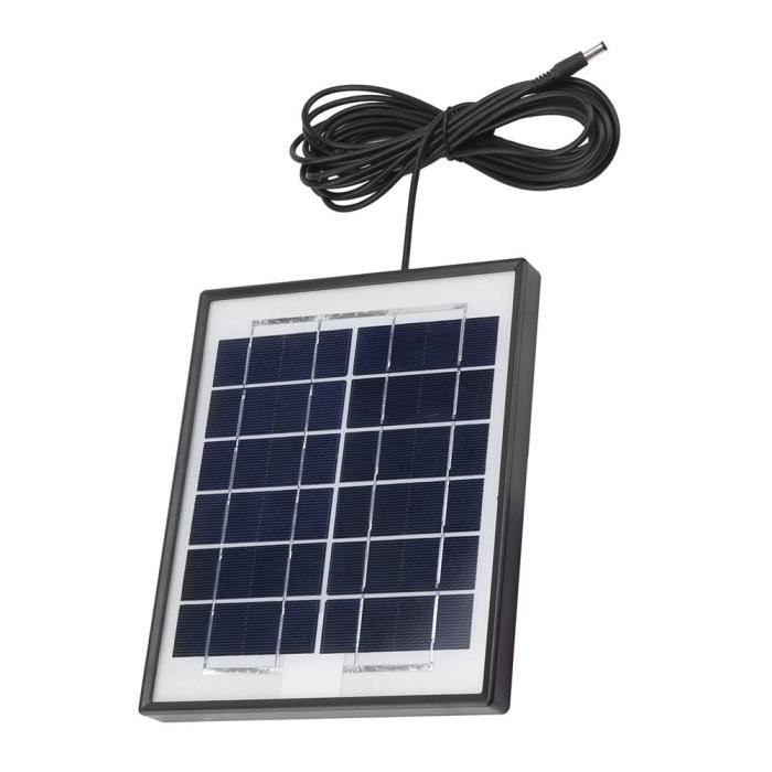  Batería de 3.7 V paneles solares de energía solar, kit de panel  solar de 4 W, kit de iluminación de panel solar recargable USB para patio,  jardín, canaleta, camino : Patio