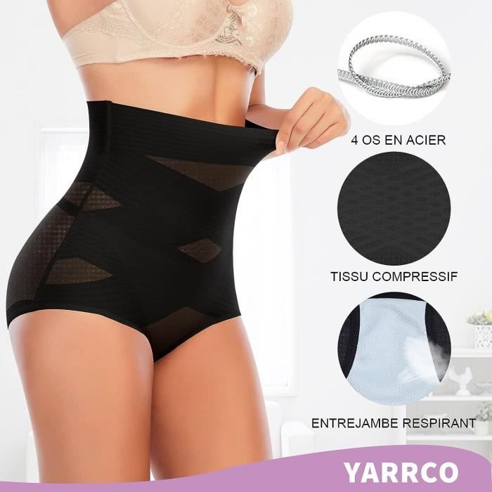 Culotte Gainante YARRCO Ventre Plat - Taille Haute Invisible Sans Couture | Femme