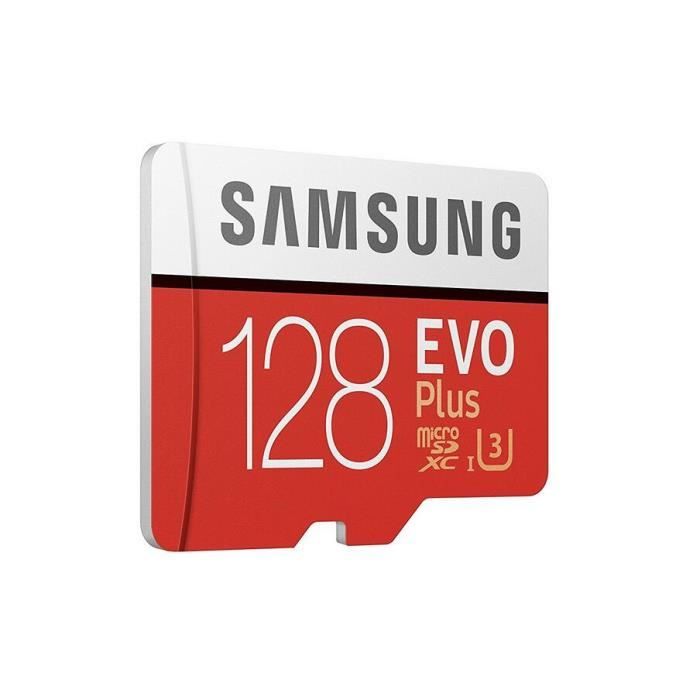 Carte Mémoire Micro SD Samsung Pro Plus 256 Go + Adaptateur SD (L:160/E:120)