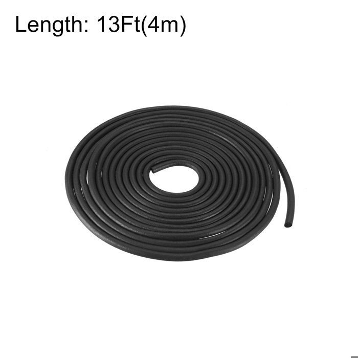 Joint D'étanchéité Rond En Caoutchouc - Diamètre 3 Mm, Longueur 2 Mètres - Pour Fenêtres Et Bricolage - Neuf