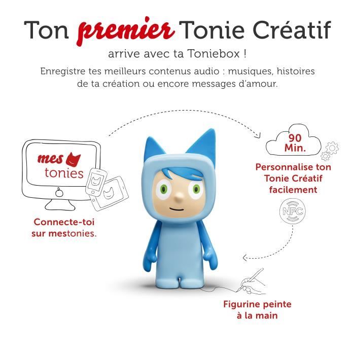 Tonies® - Mon Premier Coffret Toniebox - Bleu Ciel - Conteuse d'histoires -  Cdiscount Jeux - Jouets