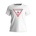 T-shirt femme Guess Original - pure white - XS-3