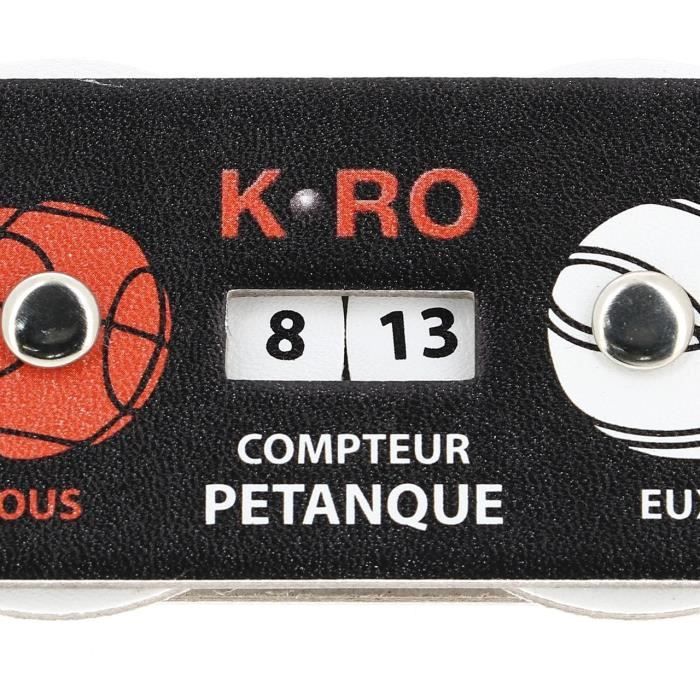 Accessoire pétanque Compteur de points k.ro - Absis UNI Noir - Cdiscount  Sport