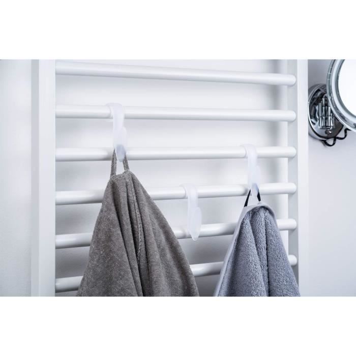 Lot De 6 Crochets Porte-Serviette Pour Radiateur De Salle De Bain Plastique Crochet Radiateur Seche Serviette Pour Radiateur Chauffant Patere Crochet Porte Hanger Salle 84243866