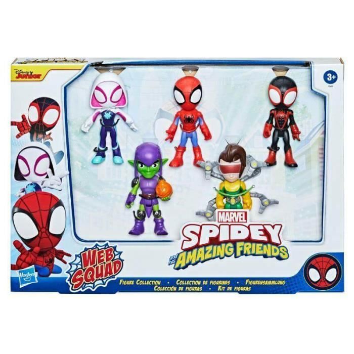 Figurines Spidey et ses amis Web Squad Marvel - HASBRO - 5 personnages -  pour enfants dès 3 ans - Cdiscount Jeux - Jouets