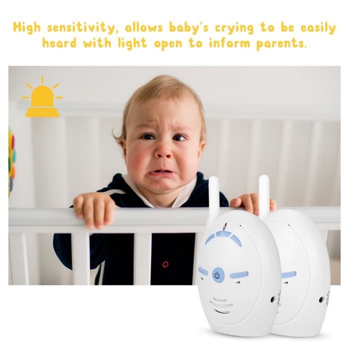Babyphone vidéo numérique sans fil caméra écran couleur de 4.3 pouces  veilleuse à activation sonore Audio bidirectionnel - Cdiscount Puériculture  & Eveil bébé