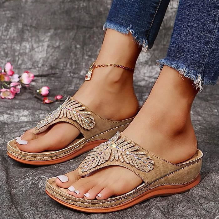 Nu pieds hot sale femme kaki