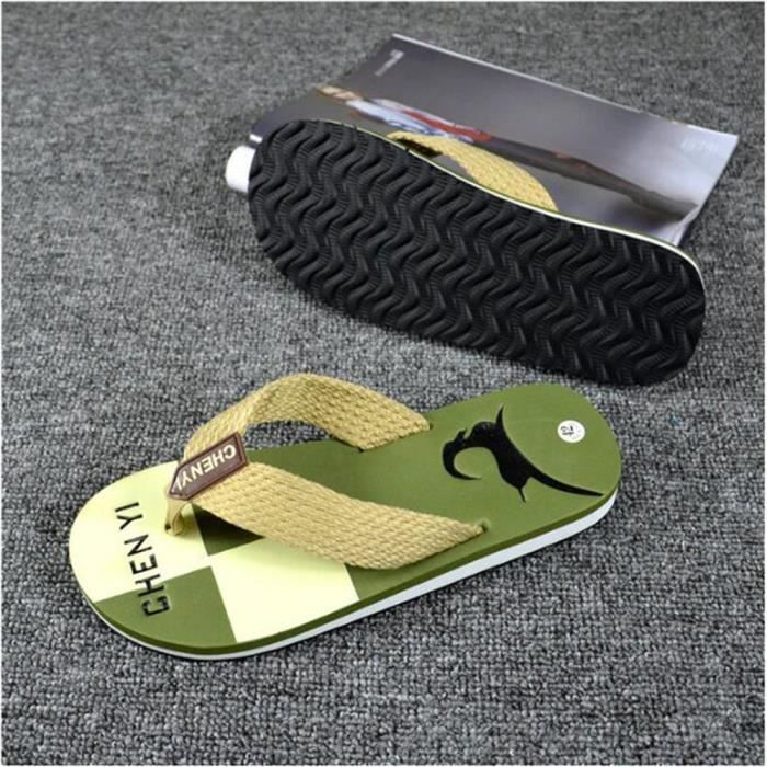 Hommes Tongue Marque De Luxe Ete Antid rapant Plus De Durable