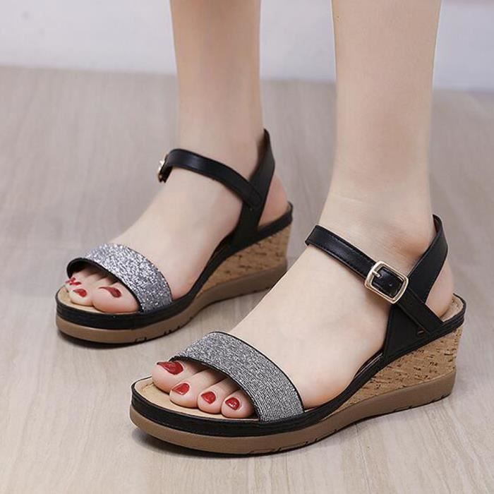 Nu pied noir talon outlet