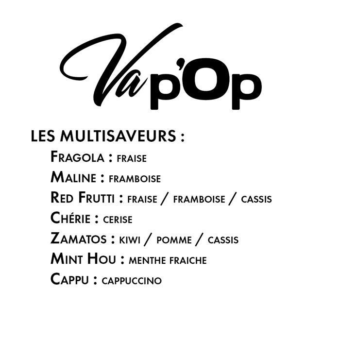 E-liquide Cigarette Électronique POMME VERTE 12mg – 5x10ml – 70/30 PGVG –  Made in France – Vap'Op