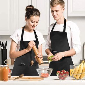 Tabliers De Cuisine Professionnels - Lot De 2 (noir Et Vert), Imperméables, Avec Poche, Unisexe - 4