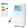 Climatiseur Mobile 9000BTU 2,6KW R290 5 en 1 COSTWAY-Rafraîchissement,Sec,Déshumidification,Ventilateur-Kit Fenêtre-Classe A-25m²