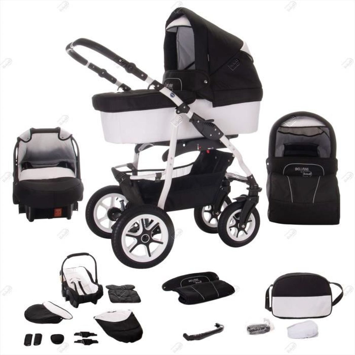 poussette 3 roues gonflables