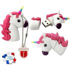 BRAND Cle usb Licorne blanche capacité 16go, livraison gratuite et rapide 2 à 3 jours. Entreprise Française.