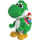BRAND figurines grande taille diy Super Mario modèles nanobloc micro diamant building blocks briques jouets pour enfants-Yoshi