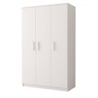 Armoire 3 portes chambre d'enfants OLLIE - HUCOCO - Blanc - Contemporain - Design