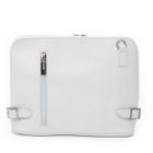 OH MY BAG Sac à main en cuir italien grainé MAMMA MIA Blanc