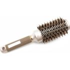 RUNFON Ronde Brosse à cheveux brushing peigne Sanglier Brosses Bristle thermique Curling Anti statique Céramique