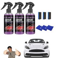 Spray de revêtement de voiture haute protection 3 et 1,cire de voiture , spray de réparation rapide haute protection (3PCS