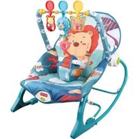 Balancelle Transat bébé électrique avec Vibrant et Musical Pour 0 à 3 ans bébé,Respirant Et Confortable, BLEU