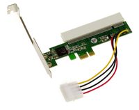 Adaptateur Convertisseur type pont PCI vers PCI Express, pour monter une carte PCI sur un port PCIe avec Chipset PERICOM PLX PEX81