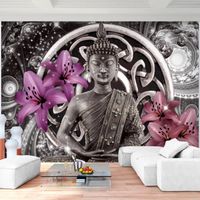 Runa art Papier Peint Intissé Tapisserie Bouddha 352x250 cm (8,8 M2) - 8 Bandes Faciles à Coller 9108011a