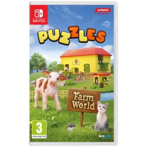 JEU NINTENDO SWITCH Schleich Puzzles Farm World - Jeu Nintendo Switch