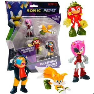 FIGURINE - PERSONNAGE Jeu de 5 figurines Sonic Prime