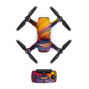 DRONE Style 4-Autocollant de couleur en PVC pour Drone D