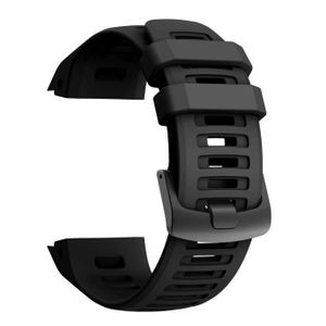 Bracelet Tressée loop élastique pour Garmin Instinct 2 Solar Rouge et Noir  - Accessoires bracelet et montre connectée - Achat & prix