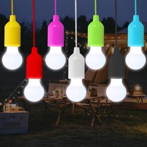 LAMPE DECORATIVE Lot De 7 Ampoules Led Colorées Avec Cordon De Tira