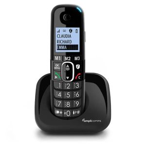 Téléphone fixe BigTel 1500, téléphone DECT sans Fil à Grosses Tou