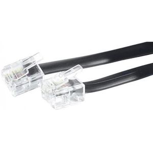 CÂBLE RÉSEAU  INECK® Cable prise téléphonique RJ11 M-M 10 Mètres