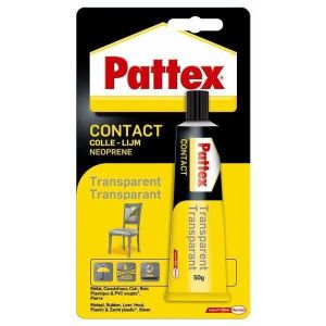 COLLE - PATE FIXATION PATTEX Contact Transparent 50gr