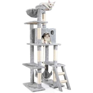 4784arbre A Chat Grande Taille Griffe De Chat Meubles Pour Chats Contemporain Scandinave Avec Appartement Et Griffoir 69 Cm He Cdiscount Animalerie